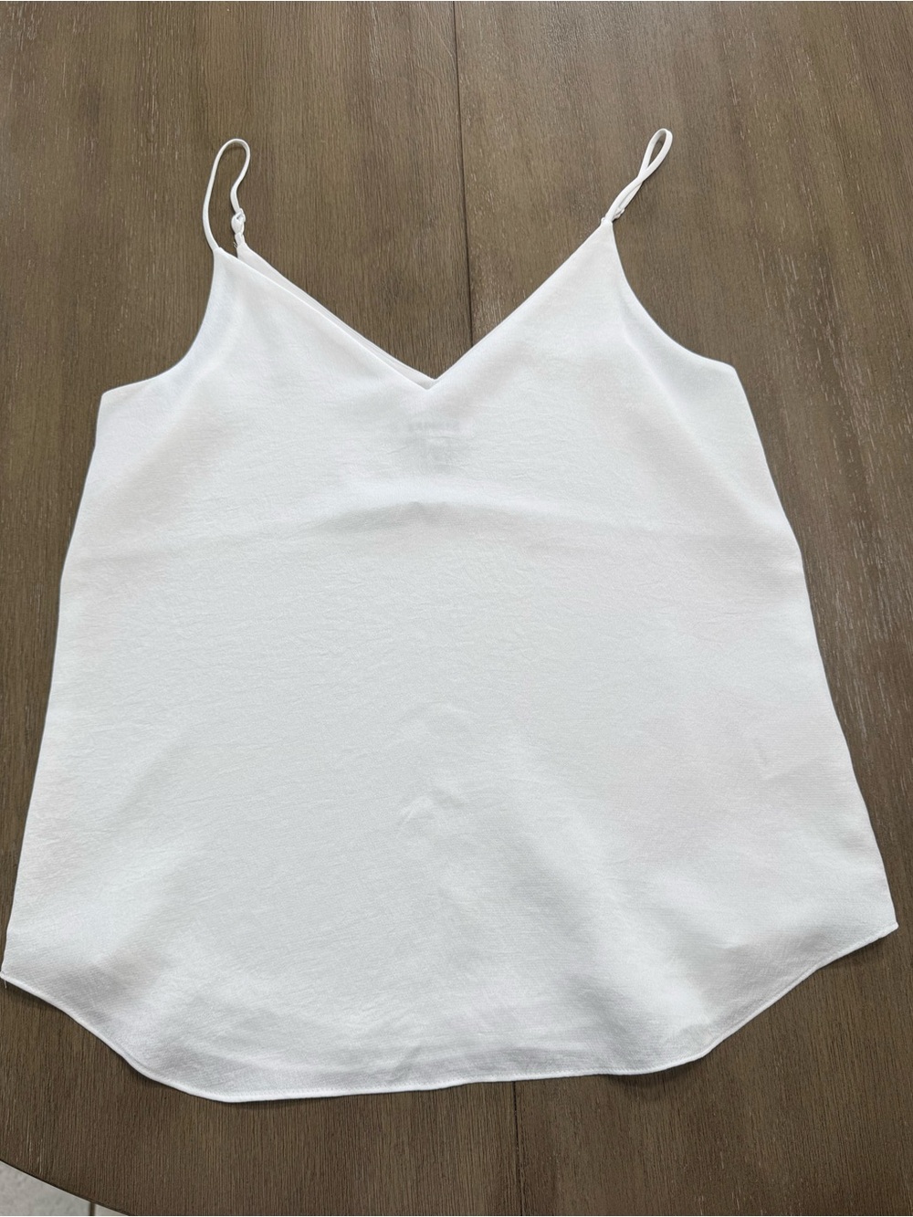 Express White V-Neck Spaghetti Strap Camisole